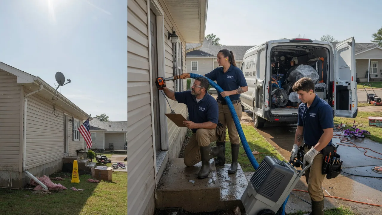 Ceiling Water Damage Restoration in Mooreville, MS near me